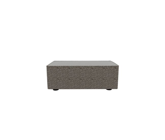 Puff lugano tela 2 en color marron
