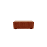 Puff LUGANO em tecido 3 cor terracota