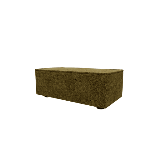 Puff LUGANO em tecido 3 cor verde