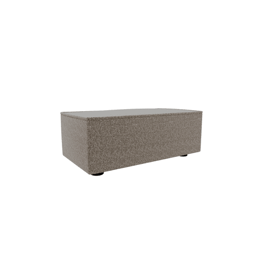 Puff LUGANO em tecido 3 cor cinza