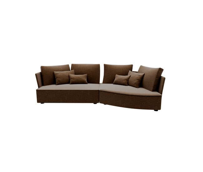 Chaise longue 4 plazas LUGANO tela 1