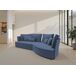 Chaise longue 4 plazas LUGANO tela 1 Chaise longue 4 plazas LUGANO tela 1 Azul