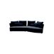 Chaise longue 4 plazas LUGANO tela 2 Chaise longue 4 plazas LUGANO tela 2 Azul