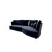 Chaise longue 4 plazas LUGANO tela 2 Chaise longue 4 plazas LUGANO tela 2 Azul