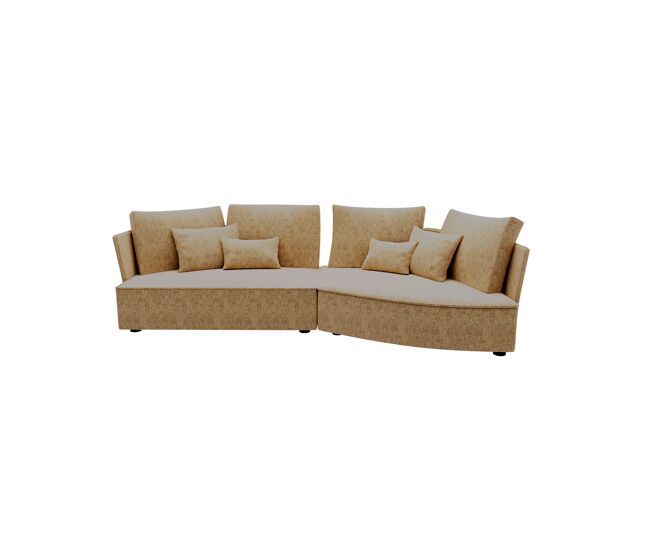Chaise longue 4 plazas LUGANO tela 3