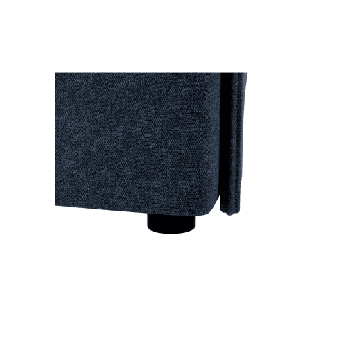 Chaise longue LUGANO direita 4 lugares tecido 3 cor azul