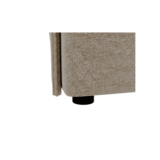 Chaise longue LUGANO esquerda 4 lugares tecido 1 cor vison Chaise longue LUGANO esquerda 4 lugares tecido 1 cor vison