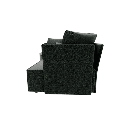 Chaise longue LUGANO esquerda 4 lugares tecido 2 cor verde Chaise longue LUGANO esquerda 4 lugares tecido 2 cor verde