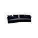 Chaise longue 4 plazas LUGANO tela 2 Chaise longue 4 plazas LUGANO tela 2 Azul