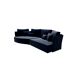 Chaise longue 4 plazas LUGANO tela 2 Chaise longue 4 plazas LUGANO tela 2 Azul