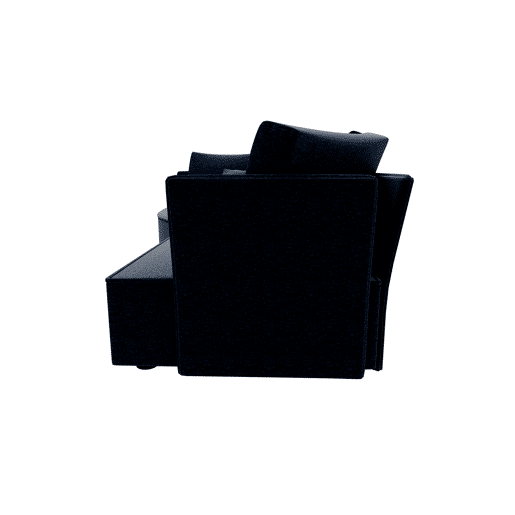 Chaise longue LUGANO esquerda 4 lugares tecido 2 cor azul Chaise longue LUGANO esquerda 4 lugares tecido 2 cor azul