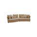 Chaise longue 4 plazas LUGANO tela 3 Chaise longue 4 plazas LUGANO tela 3 Azul