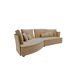 Chaise longue 4 plazas LUGANO tela 3 Chaise longue 4 plazas LUGANO tela 3 Azul