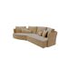 Chaise longue 4 plazas LUGANO tela 3 Chaise longue 4 plazas LUGANO tela 3 Azul