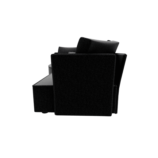 Chaise longue LUGANO esquerda 4 lugares tecido 3 cor antracite Chaise longue LUGANO esquerda 4 lugares tecido 3 cor antracite