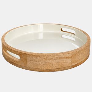 Bandeja redonda BONNIE madeira 5x35x35cm