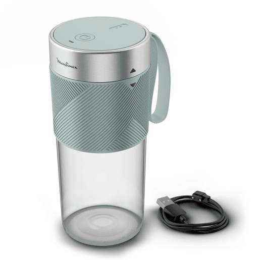 Liquidificador portátil MOULINEX LM1C0410 300ml sem fios