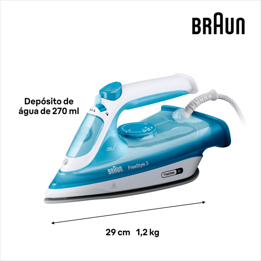 Ferro de engomar BRAUN FI3144BL 2400W Ferro de engomar BRAUN FI3144BL 2400W