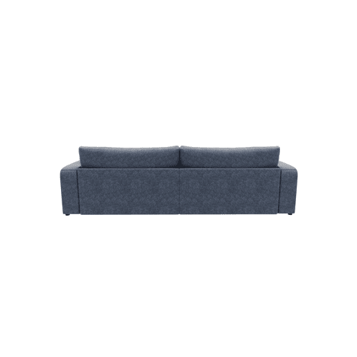 Sofá VERONA de 4 lugares em tecido 3 cor azul