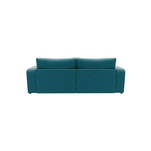 Sofá VERONA de 3 lugares em L tecido 1 cor azul claro