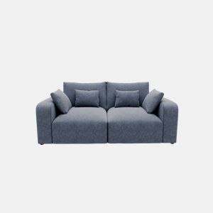 Sofá VERONA de 3 lugares em tecido 3 cor azul