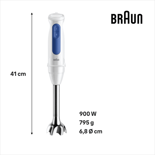 Varinha mágica BRAUN MQ3001MWH 900W