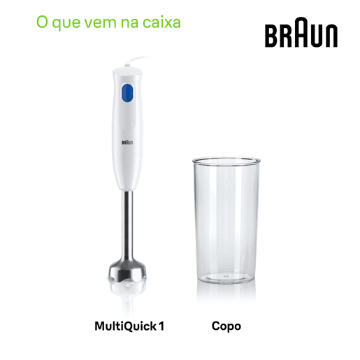 Varinha mágica BRAUN MQ10.001MWH 450W