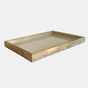 Bandeja retangular SAMMY em madeira 3x34x25cm