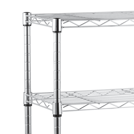 Estante HEAVY DUTY com 4 prateleiras prateado Estante HEAVY DUTY com 4 prateleiras prateado