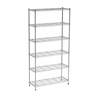 Estante HEAVY DUTY com 6 prateleiras prateado