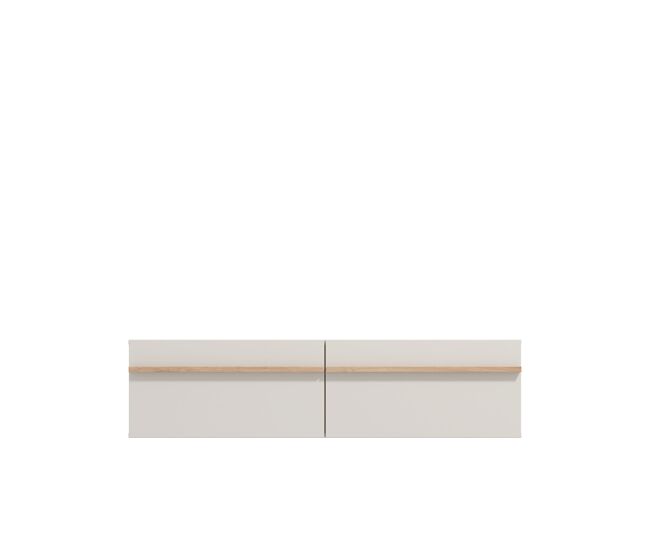 Mueble TV 128cm cashmere y roble ARLES