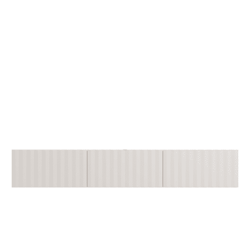 Móvel de TV ANTIBES 192cm 3 portas branco
