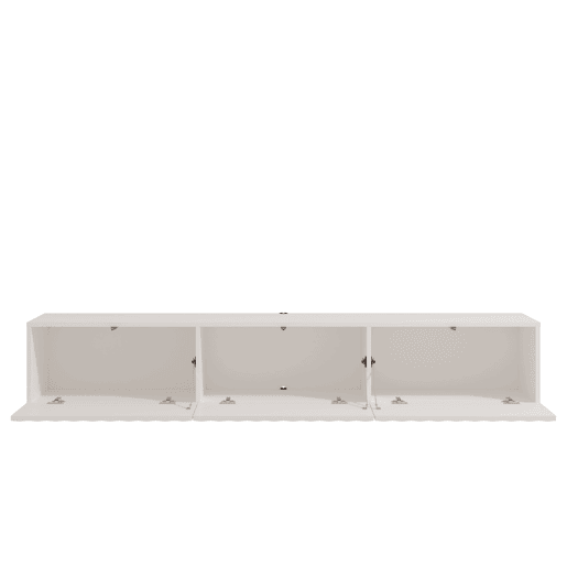 Móvel de TV ANTIBES 192cm 3 portas branco