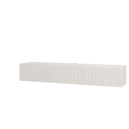 Móvel de TV ANTIBES 192cm 3 portas branco