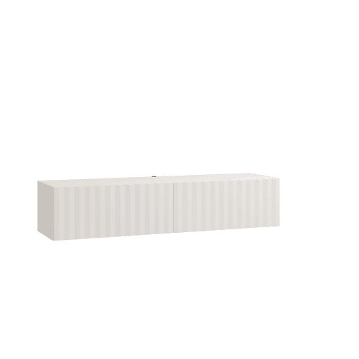 Móvel de TV ANTIBES 154cm 2 portas branco