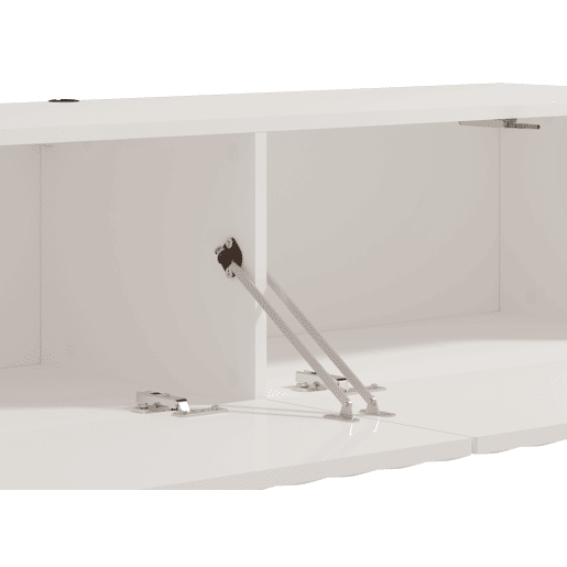 Móvel de TV ANTIBES 154cm 2 portas branco