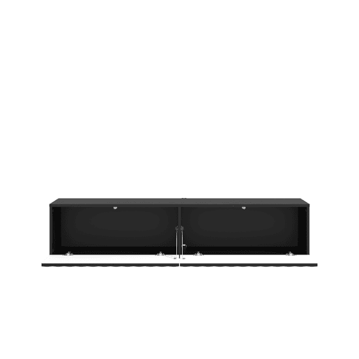 Móvel de TV ANTIBES 154cm 2 portas preto