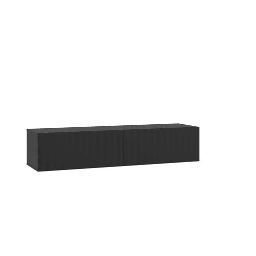Móvel de TV ANTIBES 154cm 2 portas preto