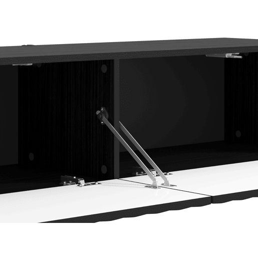 Móvel de TV ANTIBES 154cm 2 portas preto