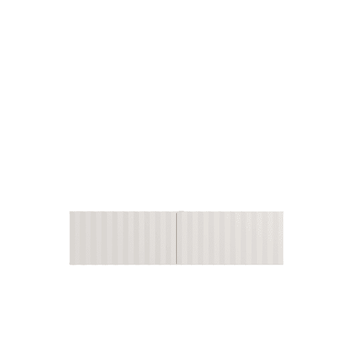 Móvel de TV ANTIBES 128cm 2 portas branco Móvel de TV ANTIBES 128cm 2 portas branco