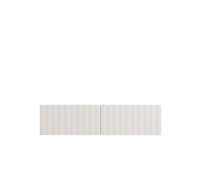 Mueble tv 128cm 2 puertas blanco antibes