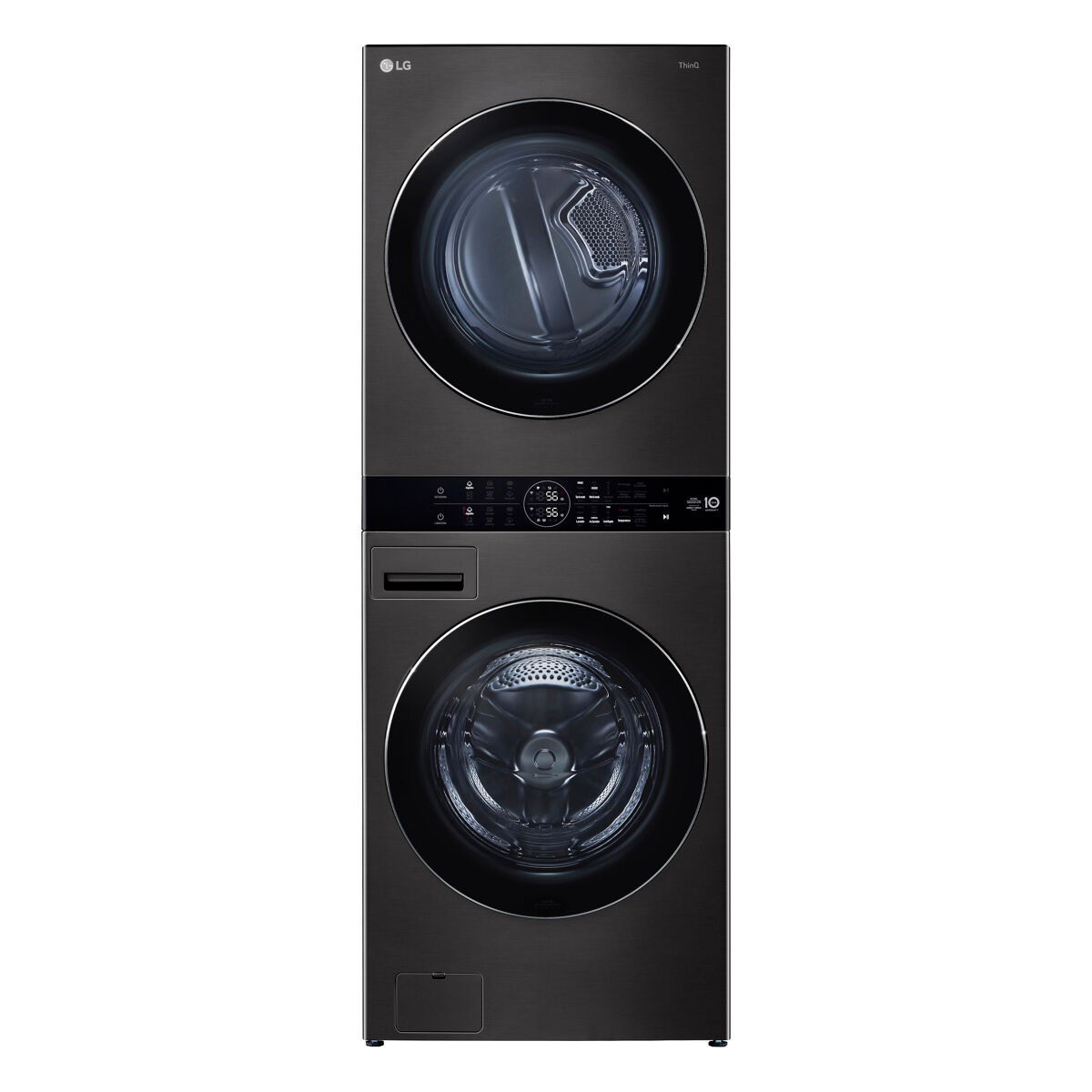 Torre lavadora y secadora LG WT1716BBF 17kg/16kg 1100 RPM
