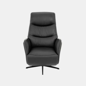 Cadeirão relax elétrico LUXURY pele cor preto