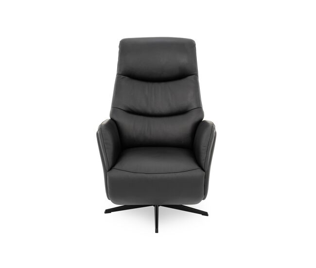 Sillón relax eléctrico luxury en piel color negro