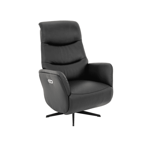 Cadeirão relax elétrico LUXURY pele cor preto Cadeirão relax elétrico LUXURY pele cor preto