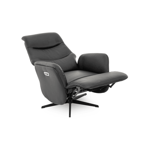 Cadeirão relax elétrico LUXURY pele cor preto Cadeirão relax elétrico LUXURY pele cor preto