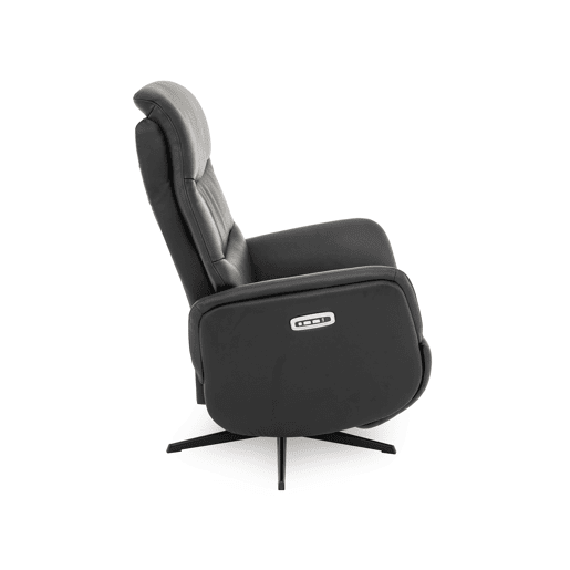 Cadeirão relax elétrico LUXURY pele cor preto Cadeirão relax elétrico LUXURY pele cor preto