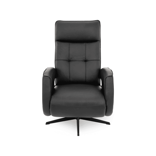 Cadeirão relax elétrico SAGUN pele cor preto Cadeirão relax elétrico SAGUN pele cor preto