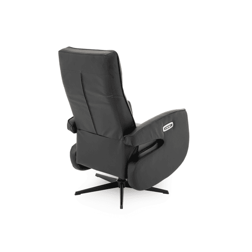 Cadeirão relax elétrico SAGUN pele cor preto Cadeirão relax elétrico SAGUN pele cor preto