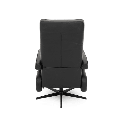 Cadeirão relax elétrico SAGUN pele cor preto Cadeirão relax elétrico SAGUN pele cor preto